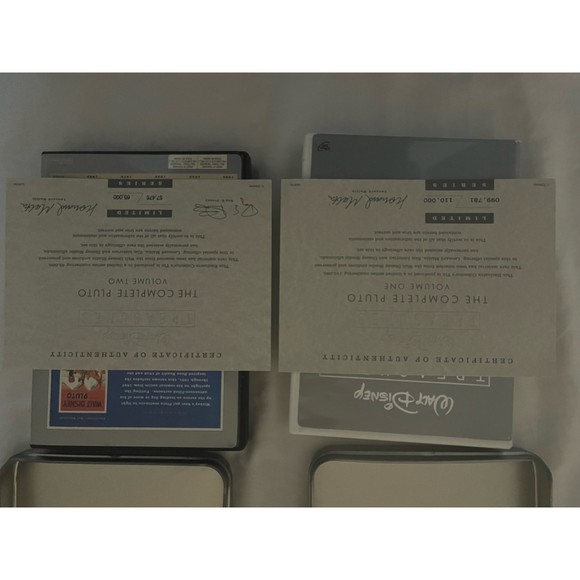 Walt Disney Treasures The Complete Pluto Volumes 1 and 2 DVDs Numbered LOA - Picture 2 of 4